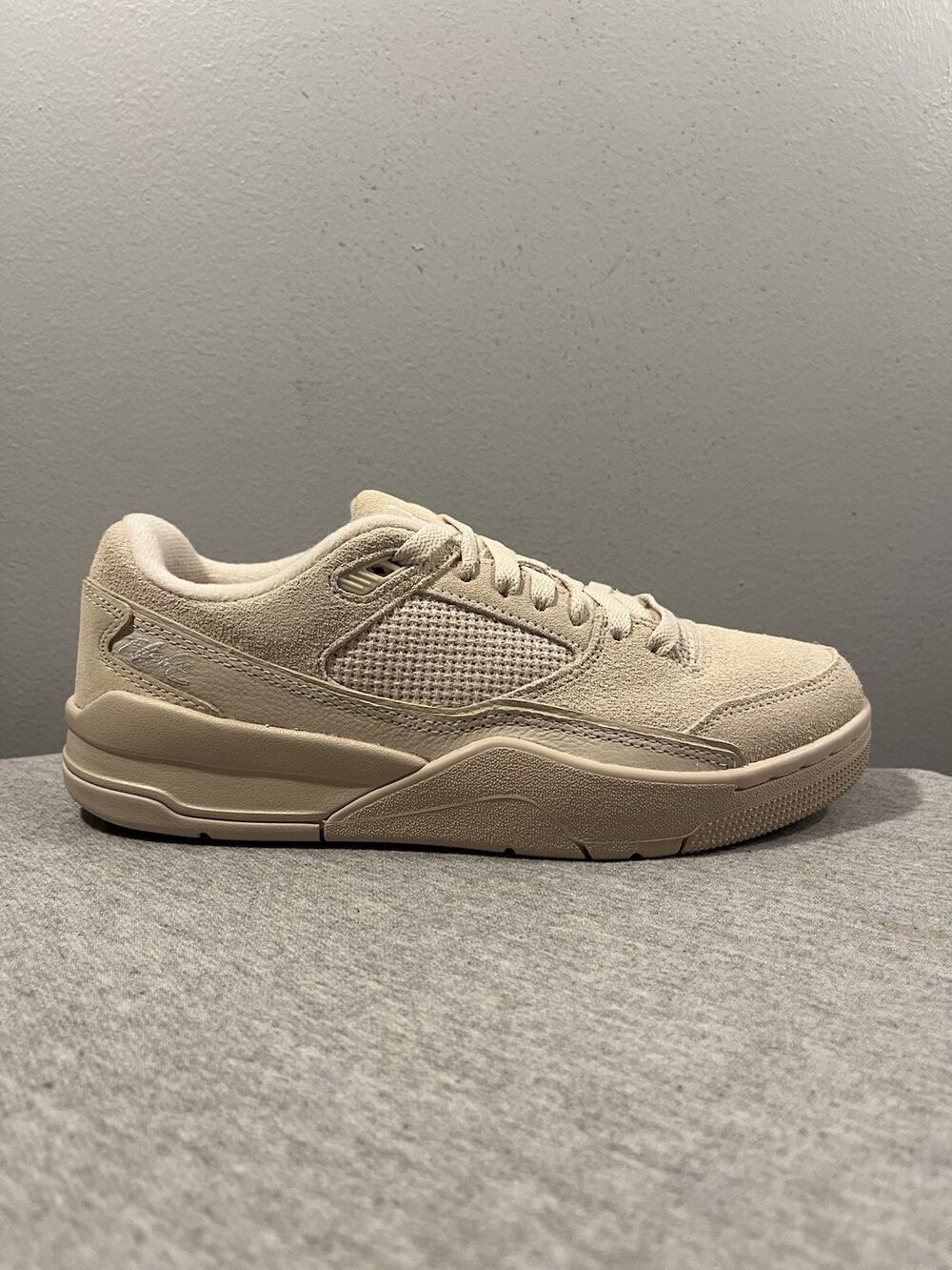 Jordan Flight Court Low Top Suede Legend Light Brown Women's Size 9 FZ9854-200